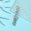 Angel Glass Pendant Decorations HJEW-YW00009-05-2