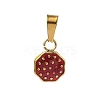 304 Stainless Steel Enamel Fruit Vegetable Charms STAS-F336-02B-G-1