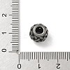 304 Stainless Steel European Beads STAS-H238-09D-AS-3