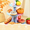 3-Tier Paper Cake Display Stand AJEW-CJ0001-52-3