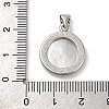Natural White Shell Carved Cameo Lady Pendants KK-D537-01P-03-3