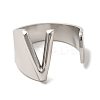 Non-Tarnish 201 Stainless Steel Finger Rings RJEW-H223-04P-V-1