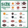 60Pcs Food Grade Eco-Friendly Silicone Beads SIL-TA0002-87-4