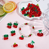 30Pcs 5 Styles Transparent Acrylic & Resin Pendants OHAR-SC0001-15-4
