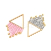 Glass Seed Beads Tassel Pendants PALLOY-MZ01455-2