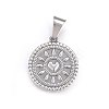 Non-Tarnish 304 Stainless Steel Pendants STAS-P211-28P-1