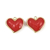 Brass Enamel Pendants KK-I358-002G-C01-1