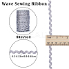 2 trands Polyester Wave Bending Fringe Trim OCOR-GF0003-02H-2