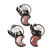 Natural Rose Quartz Big Pendants G-G019-13R-02-1