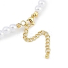 6mm Round ABS Imitation Pearl Beaded Necklaces NJEW-P317-12B-G-3