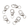 Tarnish Resistant 304 Stainless Steel Swivel Lobster Claw Clasps STAS-R065-10-3