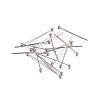 Tarnish Resistant 304 Stainless Steel Ball Head Pins STAS-O105-04-0.6x25mm-1