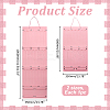 2Pcs 2 Styles Felt Large Capacity Hair Clips Storage Hangers AJEW-ME0003-34A-2