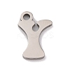 Non-Tarnish 201 Stainless Steel Charms STAS-U016-01P-Y-1