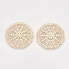Brass Filigree Joiners Links X-KKC-T001-06KC-1