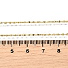 1.5MM Brass Oval Link Chain Necklaces NJEW-M108-17G-3