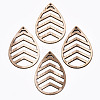 Unfinished Hollow Wood Big Pendants WOOD-N006-120-1