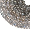Natural Labradorite Beads Strands G-G448-7.5mm-04-3