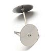 Tarnish Resistant 304 Stainless Steel Stud Earring Findings STAS-T001-14-1