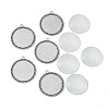 DIY Blank Tibetan Style Alloy Pendants Making Kit DIY-FS0005-80E-1
