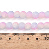 Crackle Glass Beads X1-GLAA-N009-8mm-04-4