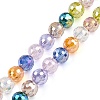 Transparent Glass Beads Strands GLAA-T023-31F-1