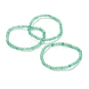 Natural Green Aventurine Beaded Stretch Bracelets BJEW-D446-A-34-7