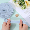 20 Yards Ruffled Nylon Elastic Lace Trim EW-WH0018-02C-3