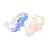 Luminous Ocean Transparent Resin Cabochons CRES-L045-02B-4
