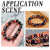 4Strands Crackle Glass Beads Strands CCG-PA0001-01A-4