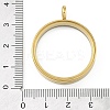 Ion Plating(IP) 304 Stainless Stee Locket Pendants STAS-S132-16G-04-3