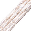 Natural Baroque Stick Pearl Keshi Pearl Beads Strands PEAR-N021-19-01A-2