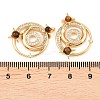 Natural Tiger Eye Pendants KK-H538-17G-3
