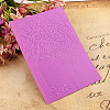 6Pcs 6 Styles Plastic Embossing Folders DIY-SP0005-35-4