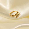 Simple and Elegant 304 Stainless Steel Snake Cuff Rings LS-IR8532-5