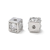 Brass Micro Pave Clear Cubic Zirconia Beads KK-Z049-03P-2