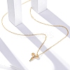 925 Sterling Silver Colorful Cubic Zirconia Constellation Pendant Cable Chain Necklaces for Women STER-R009-01G-01-2