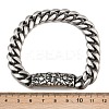 316 Surgical Stainless Steel Link Bracelets BJEW-C125-16-3