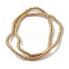 Electroplated Synthetic Non-magnetic Hematite Beads Strands G-I364-F01-LG-2