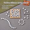 100Pcs Silicone Beads Round Rubber Bead 15MM Loose Spacer Beads for DIY Supplies Jewelry Keychain Making JX457A-2