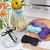 4 Strands 4 Colors Polyester Wave Bending Fringe Trim OCOR-GF0002-43B-5