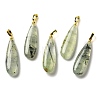 Natural Prehnite Pendants G-Q192-07G-01-1