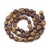 Natural Tiger Eye Beads Strands G-S331-6x8-001-2