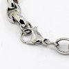 Tarnish Resistant Fashionable 304 Stainless Steel Heart Link Bracelets X-BJEW-G423-10-3