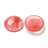 Cherry Quartz Glass Cabochons G-C115-02B-04-2
