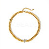 Stainless Steel Clear Cubic Zirconia Pendant Necklaces PW-WG7F24F-02-1