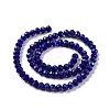 Electroplate Opaque Solid Color Glass Beads Strands EGLA-A034-P4mm-L12-2