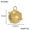304 Stainless Steel Pendants STAS-OY003-55G-2