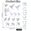 PVC Waterproof Shopwindow Decorative Sticker DIY-WH20007-17N-2