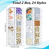 Ocean Theme Natural Shell & Resin & Plastic & Alloy Nail Art Decoration MRMJ-CP0001-34E-2